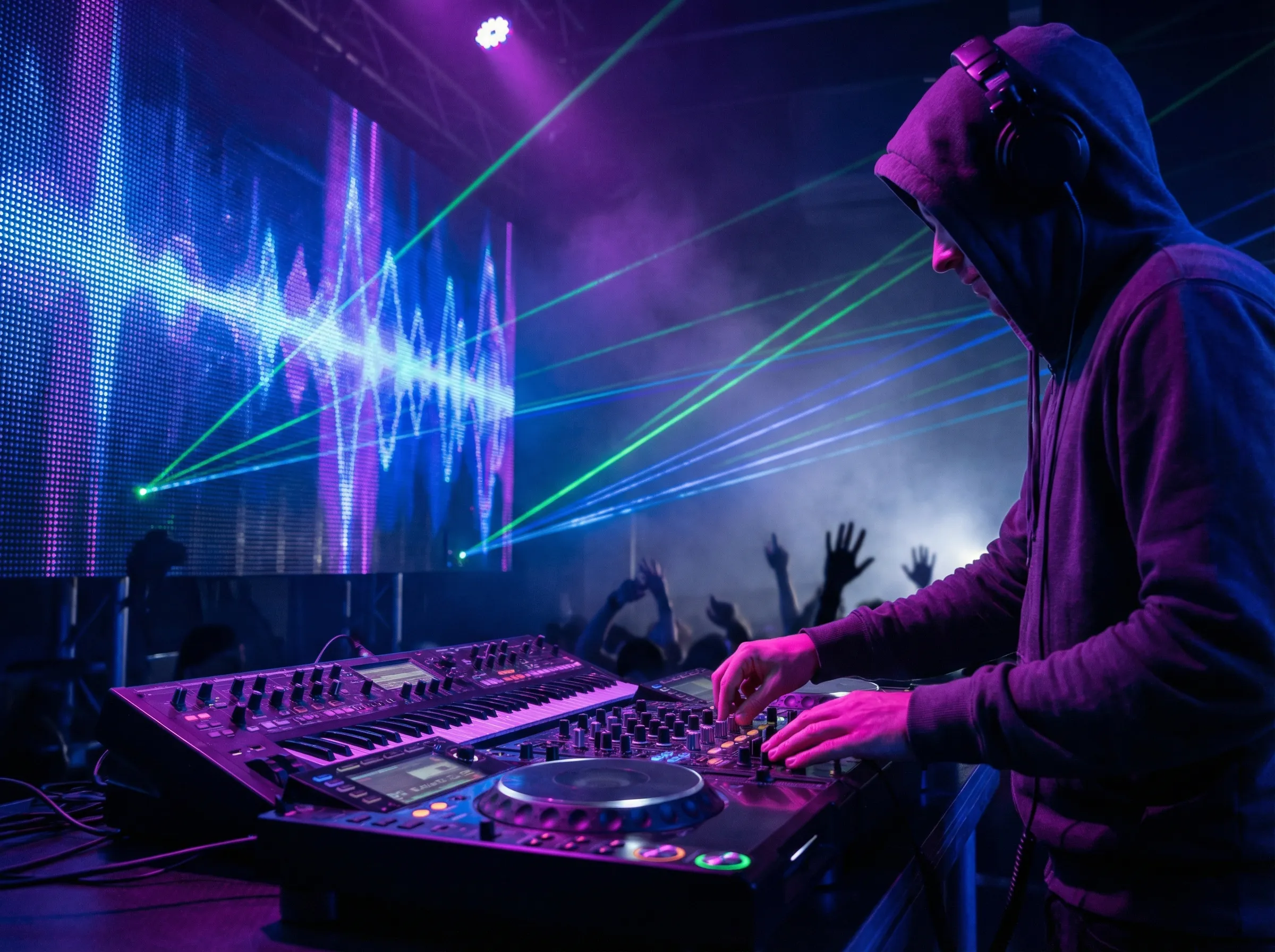 Lyria 3:AI 生成的电子舞曲